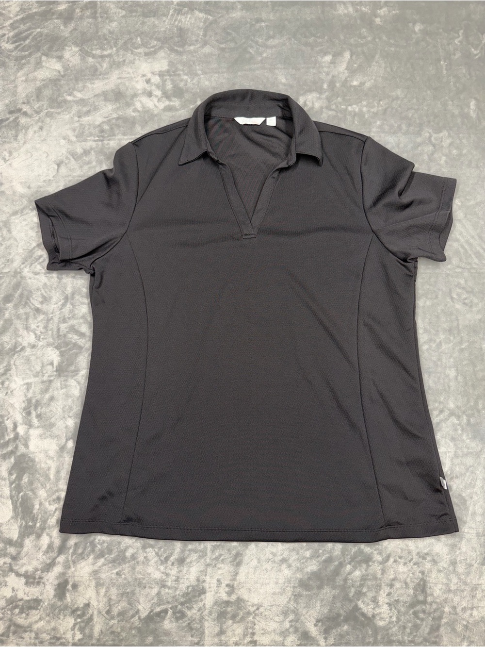 Lady Hagen Black Short Sleeve Performance Polo